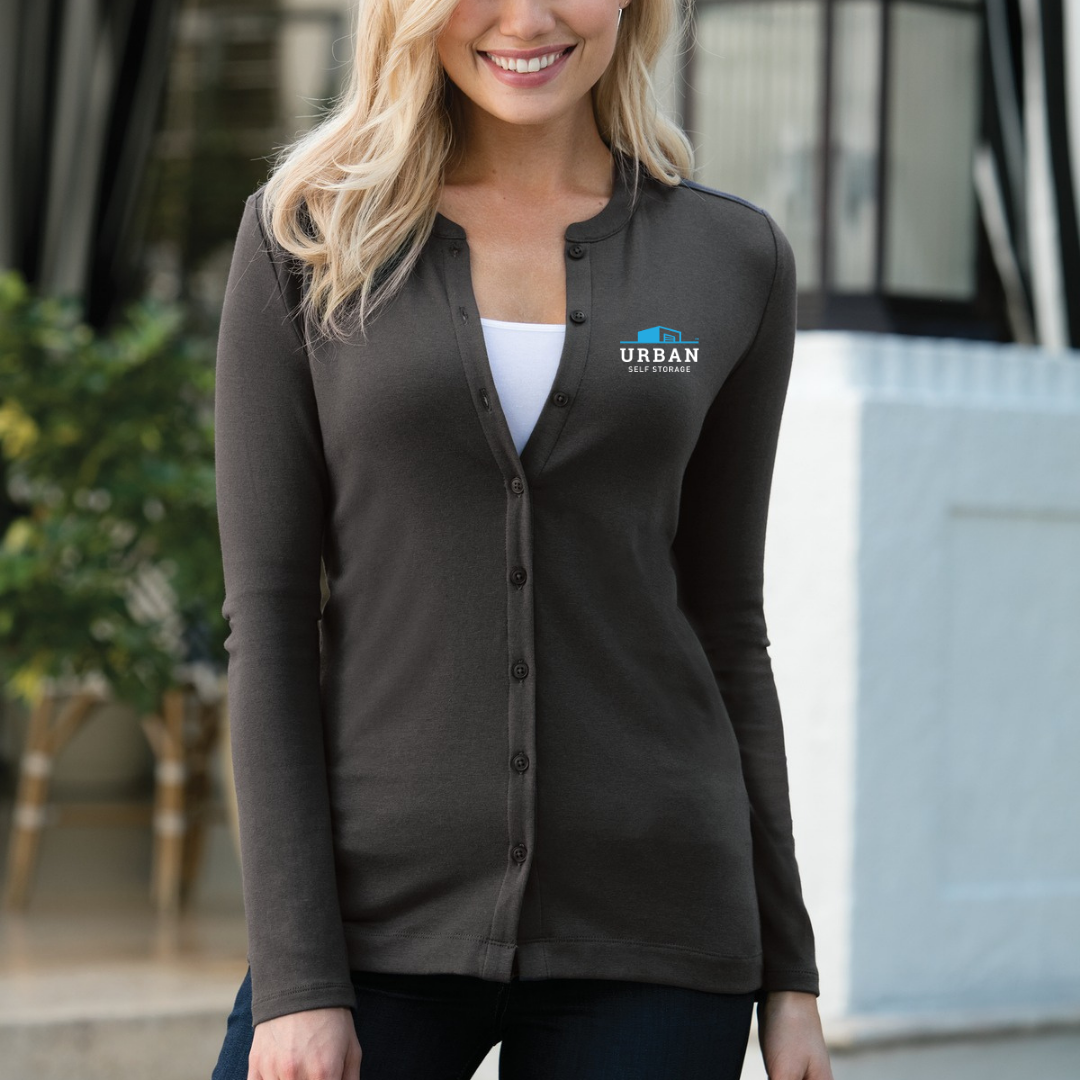 Port Authority® Ladies Concept Stretch Button-Front Cardigan